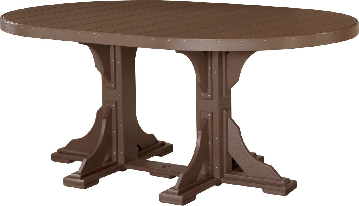 LuxCraft 4' x 6' Oval Table - Ever Season Furniture