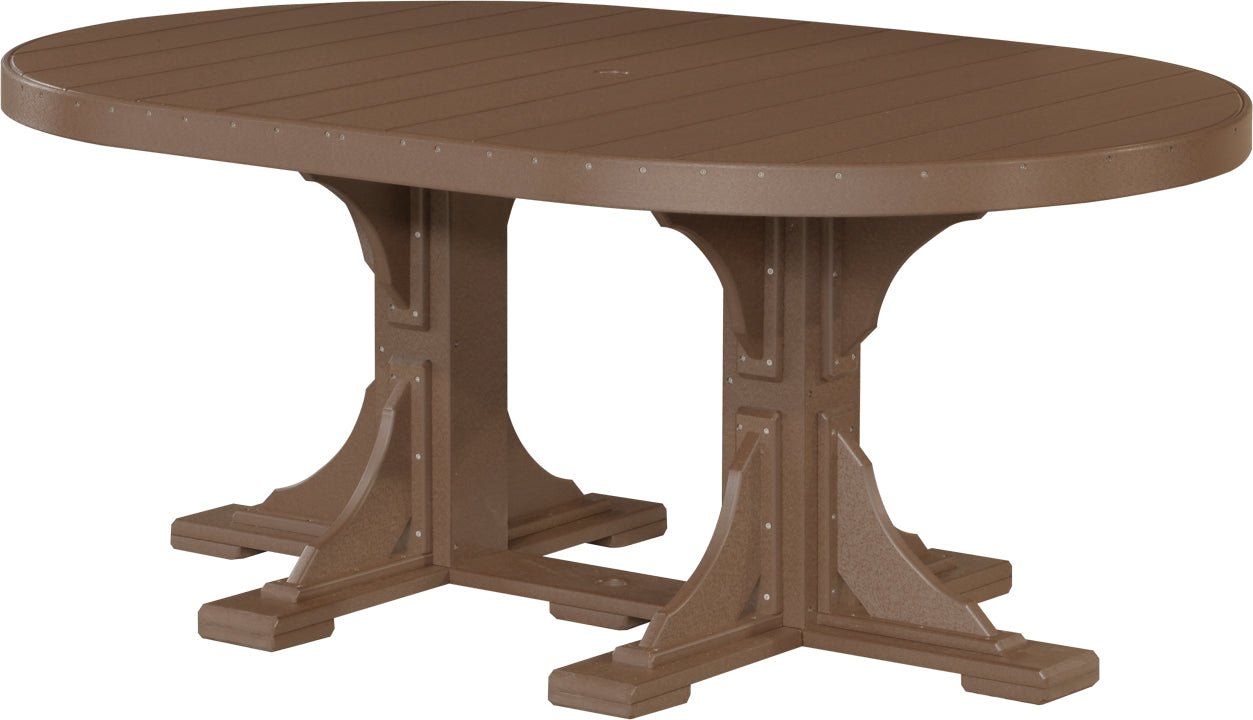 LuxCraft 4' x 6' Oval Table - Ever Season Furniture
