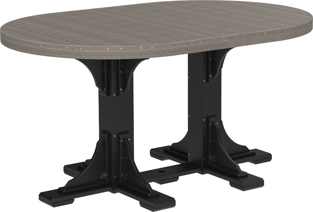 LuxCraft 4' x 6' Oval Table - Ever Season Furniture