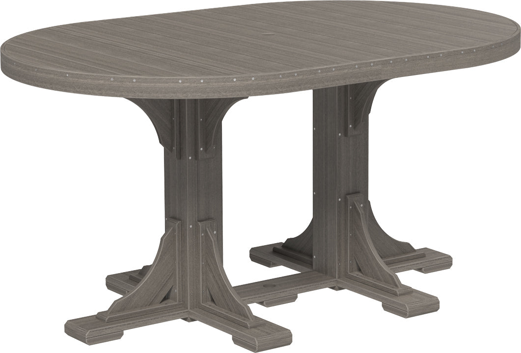 LuxCraft 4' x 6' Oval Table - Ever Season Furniture