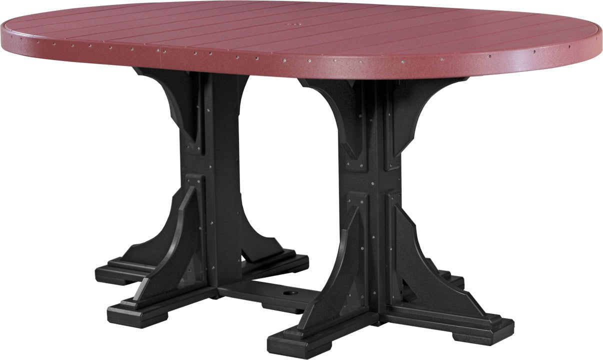 LuxCraft 4' x 6' Oval Table - Ever Season Furniture