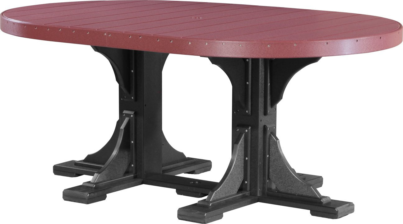LuxCraft 4' x 6' Oval Table - Ever Season Furniture