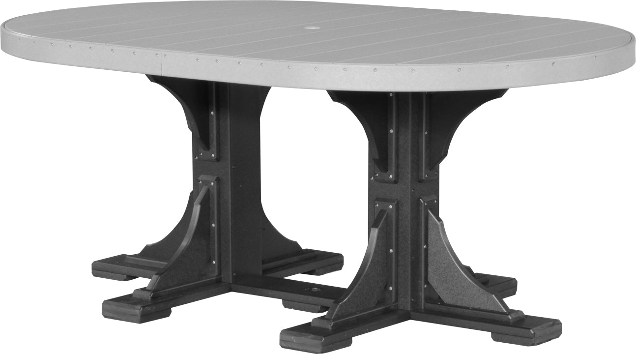 LuxCraft 4' x 6' Oval Table - Ever Season Furniture