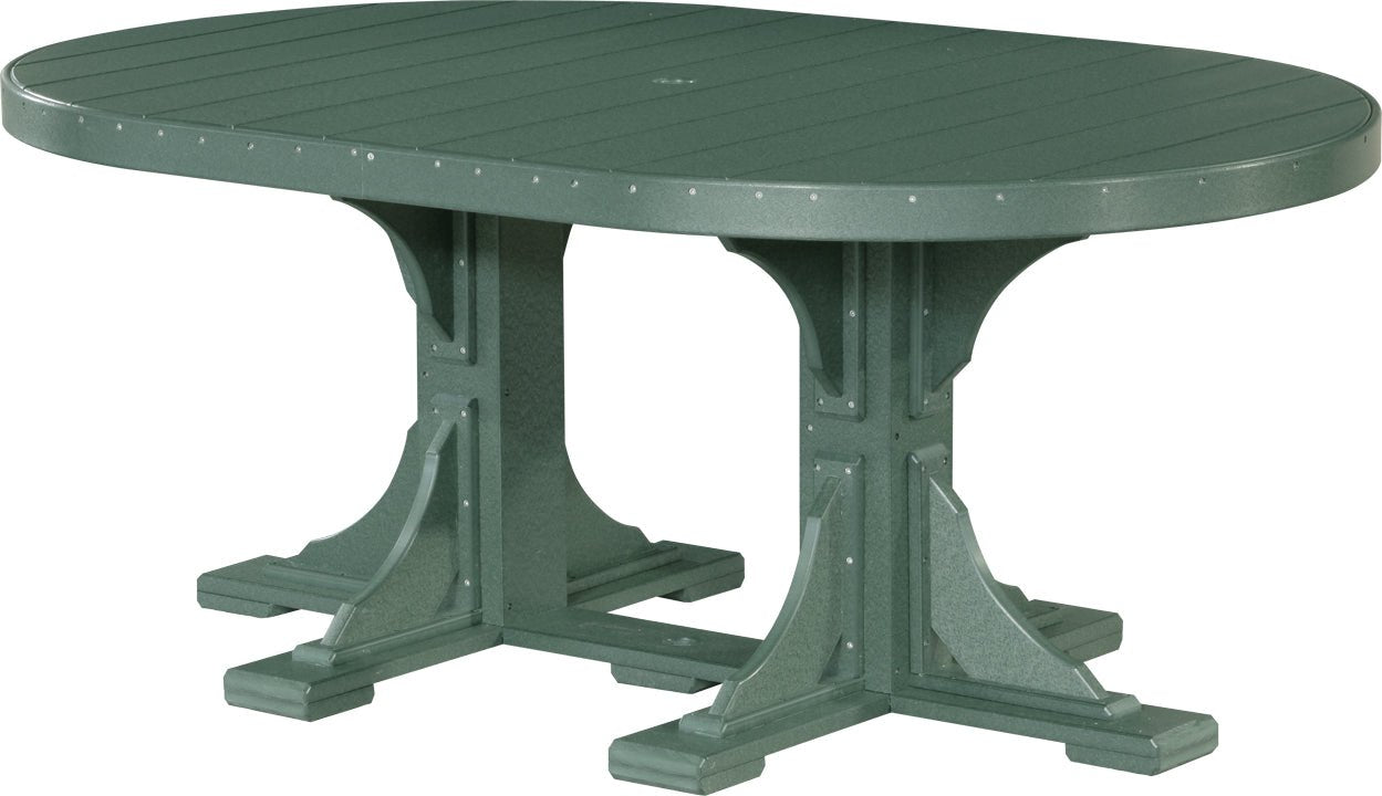 LuxCraft 4' x 6' Oval Table - Ever Season Furniture