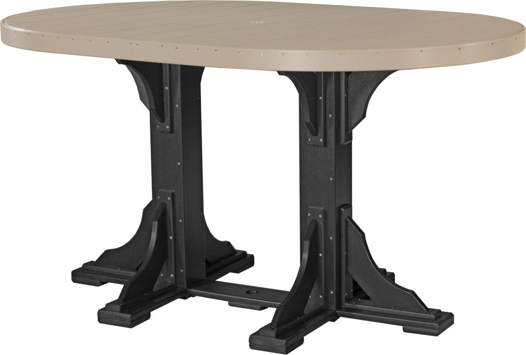 LuxCraft 4' x 6' Oval Table - Ever Season Furniture