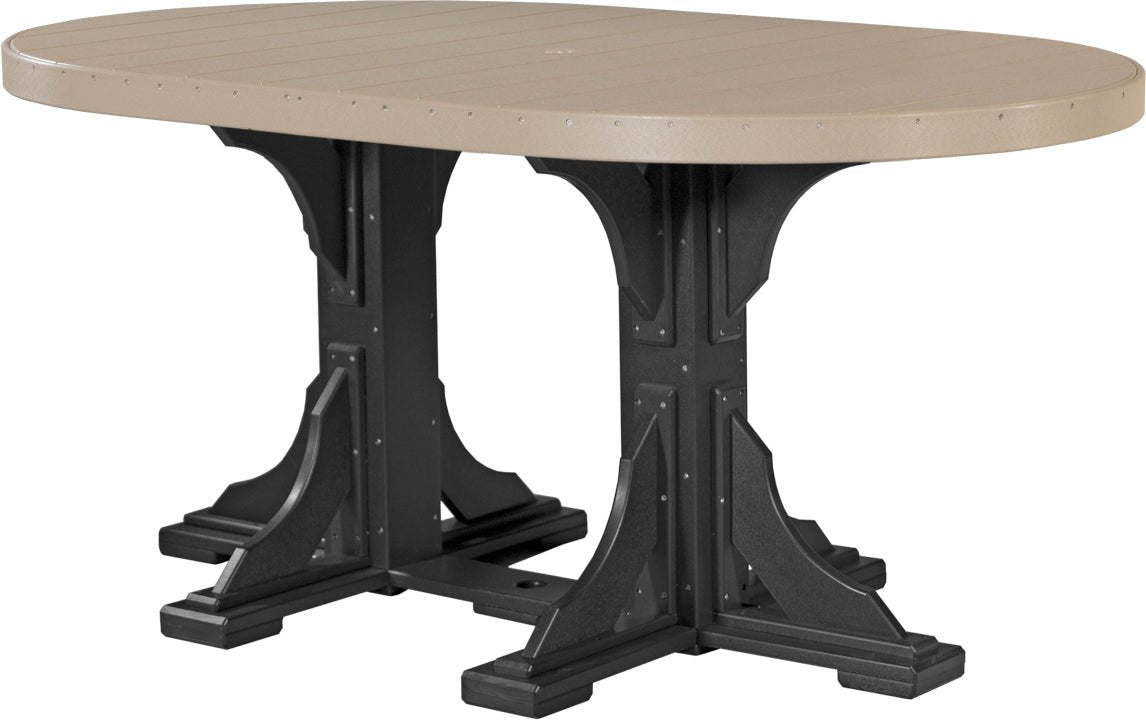 LuxCraft 4' x 6' Oval Table - Ever Season Furniture