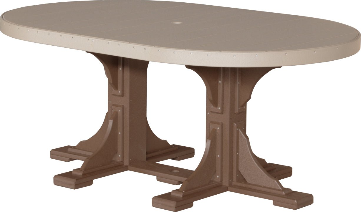 LuxCraft 4' x 6' Oval Table - Ever Season Furniture