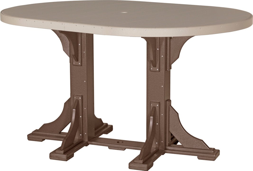 LuxCraft 4' x 6' Oval Table - Ever Season Furniture