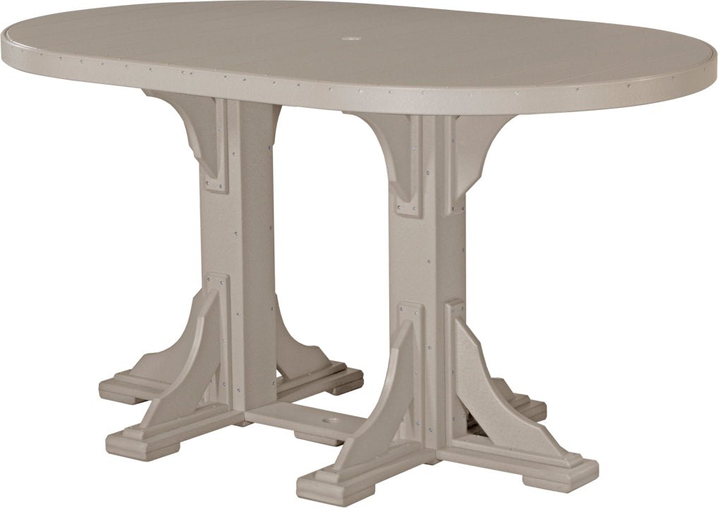 LuxCraft 4' x 6' Oval Table - Ever Season Furniture