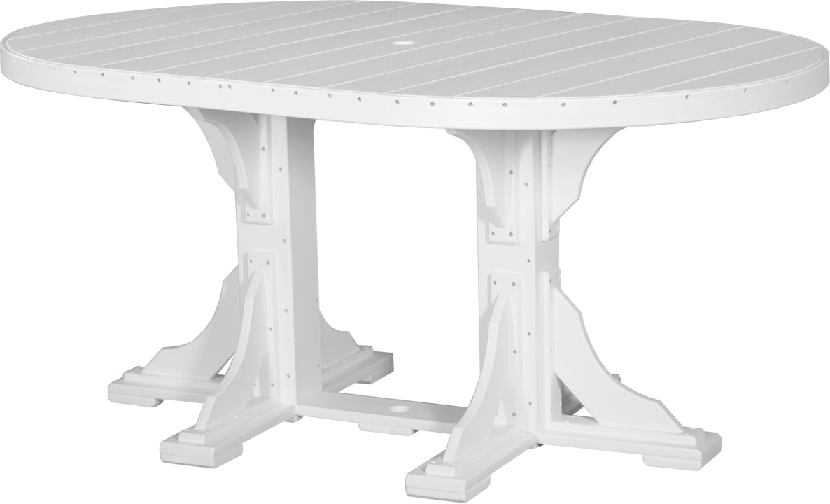 LuxCraft 4' x 6' Oval Table - Ever Season Furniture
