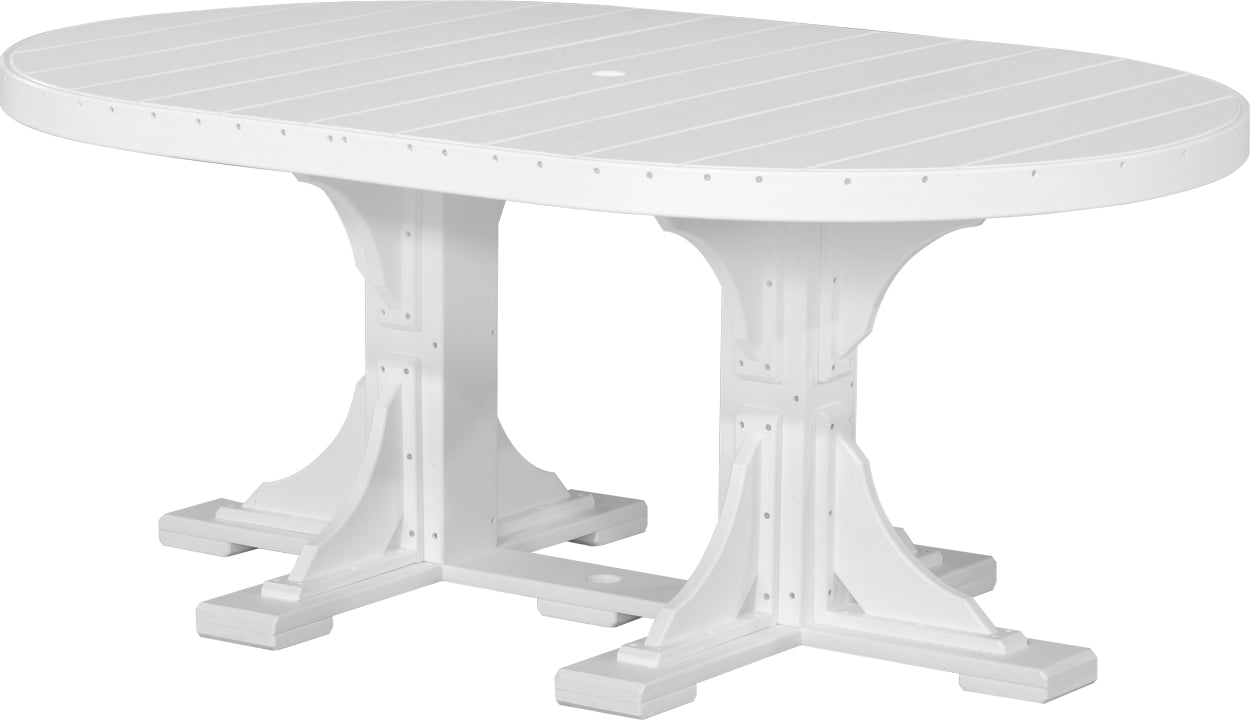LuxCraft 4' x 6' Oval Table - Ever Season Furniture