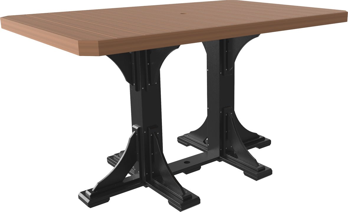 LuxCraft 4' x 6' Rectangular Table - Ever Season Furniture