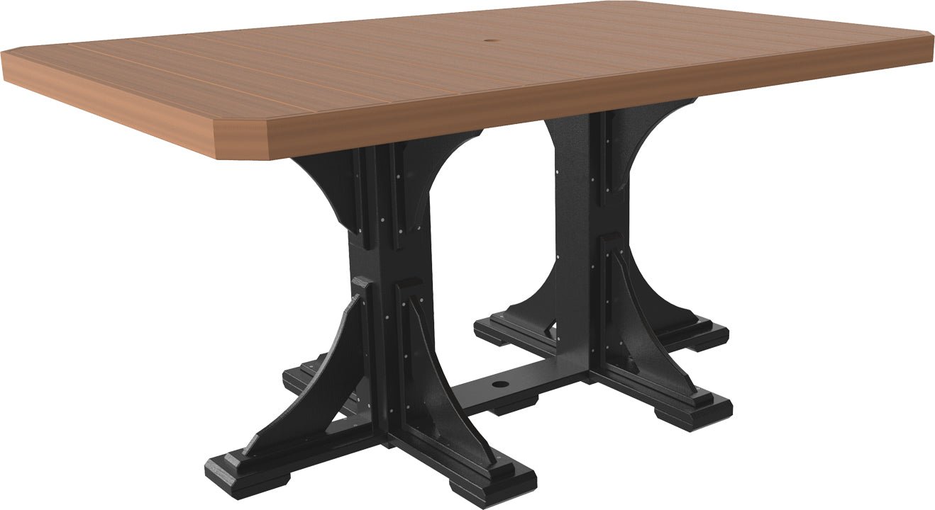 LuxCraft 4' x 6' Rectangular Table - Ever Season Furniture