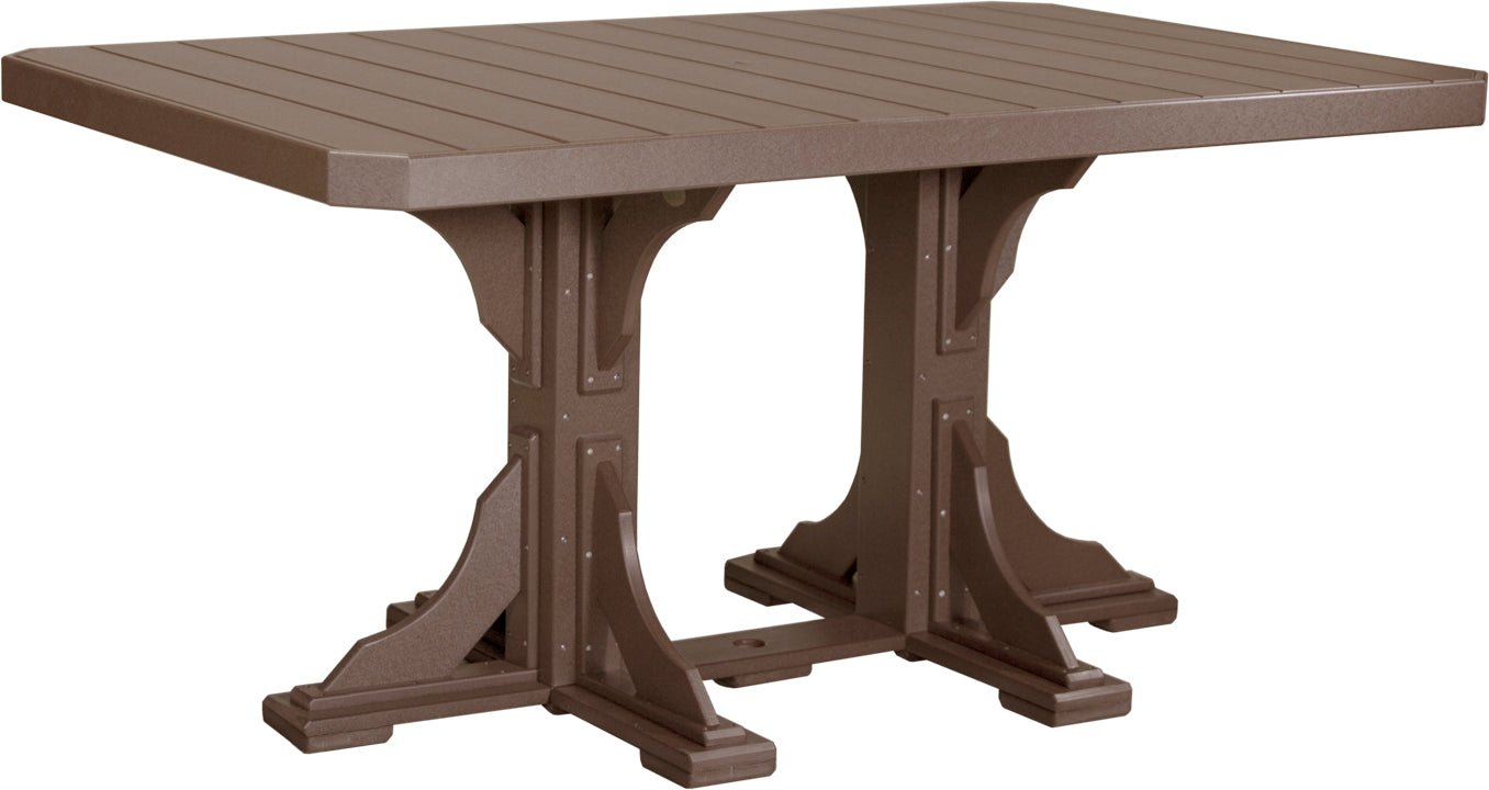 LuxCraft 4' x 6' Rectangular Table - Ever Season Furniture