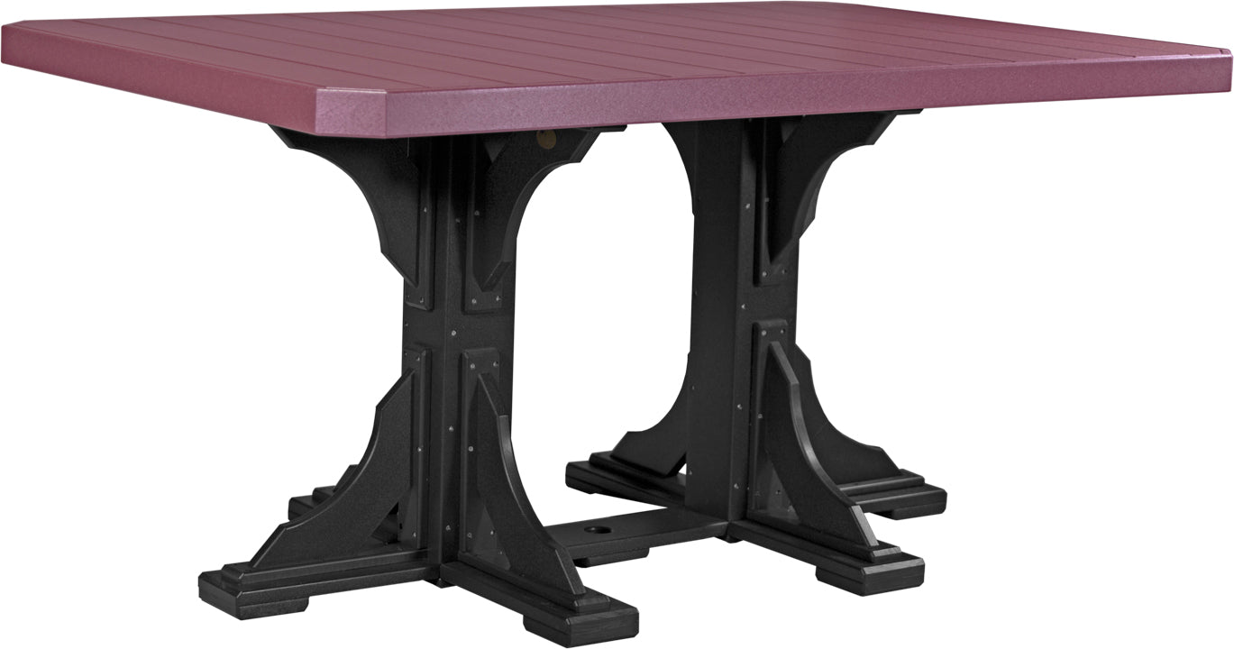 LuxCraft 4' x 6' Rectangular Table - Ever Season Furniture