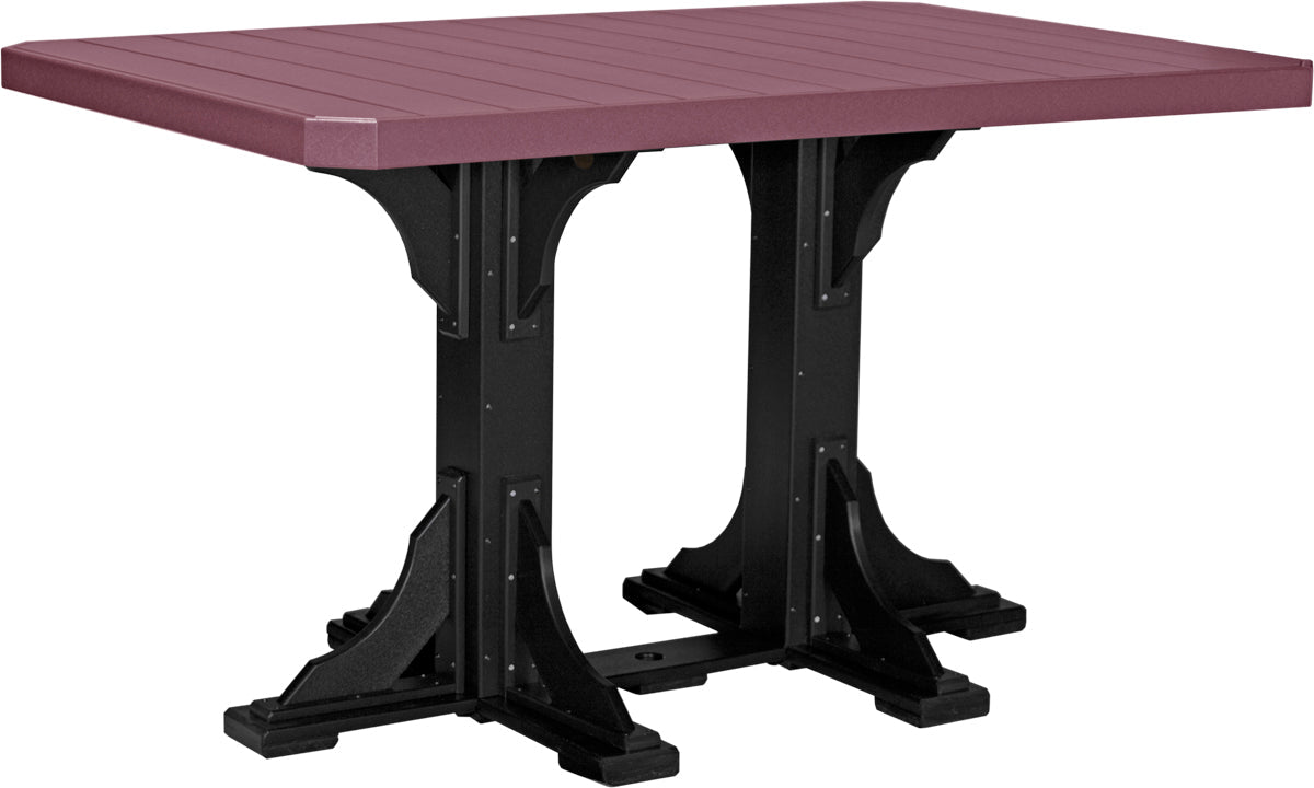LuxCraft 4' x 6' Rectangular Table - Ever Season Furniture