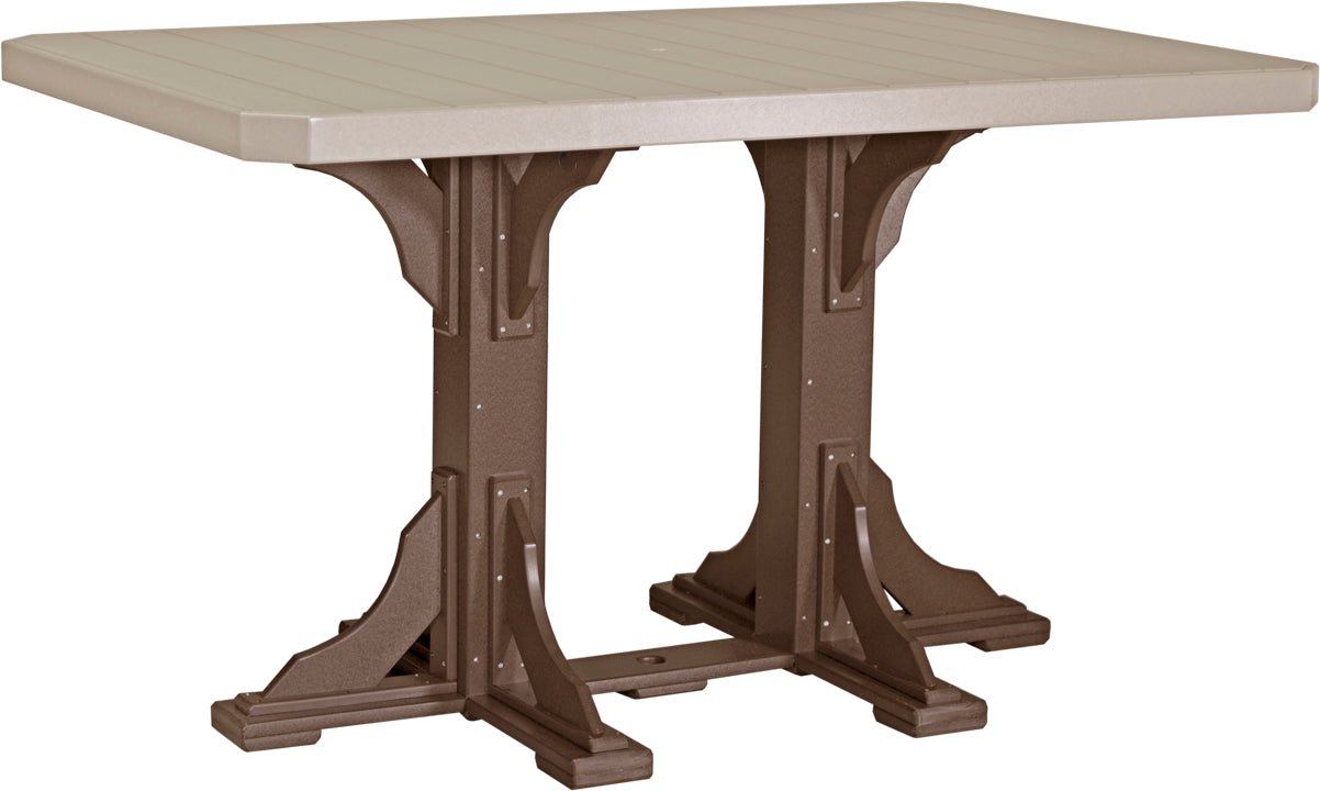 LuxCraft 4' x 6' Rectangular Table - Ever Season Furniture