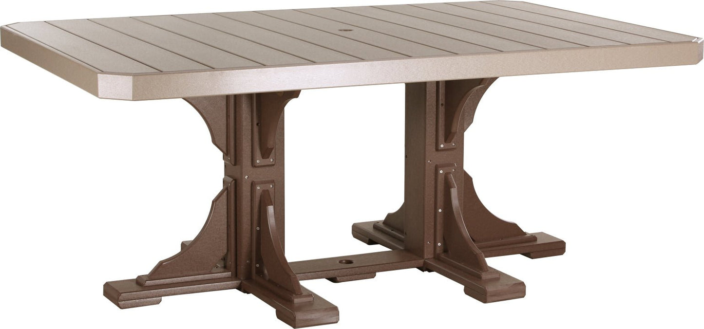 LuxCraft 4' x 6' Rectangular Table - Ever Season Furniture