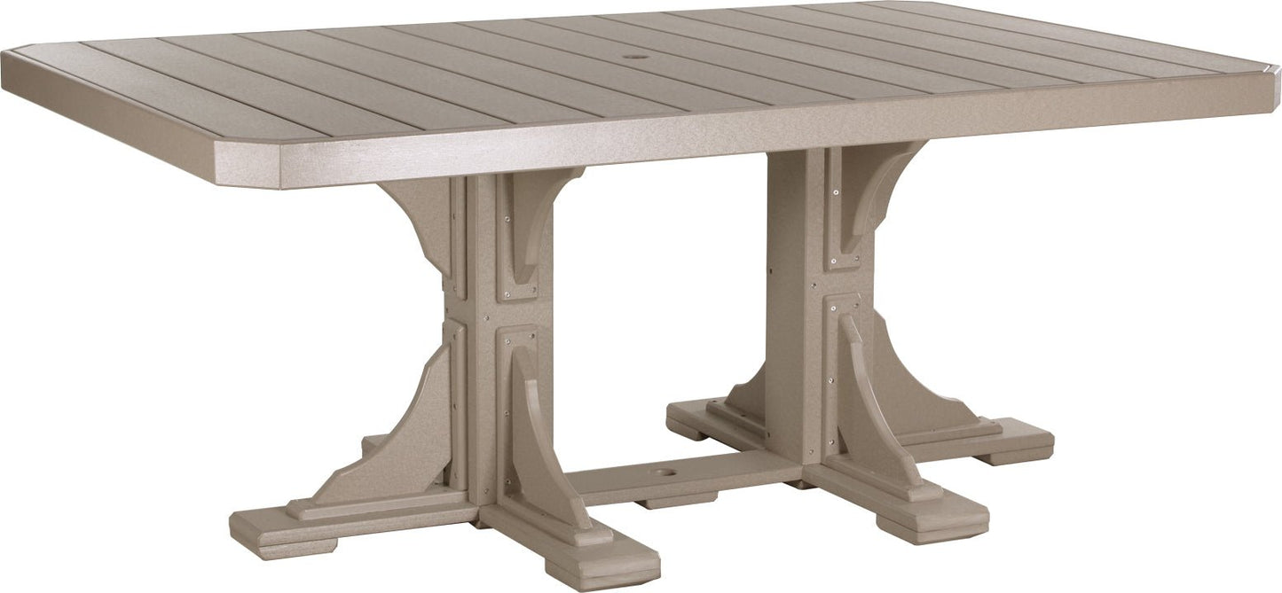LuxCraft 4' x 6' Rectangular Table - Ever Season Furniture