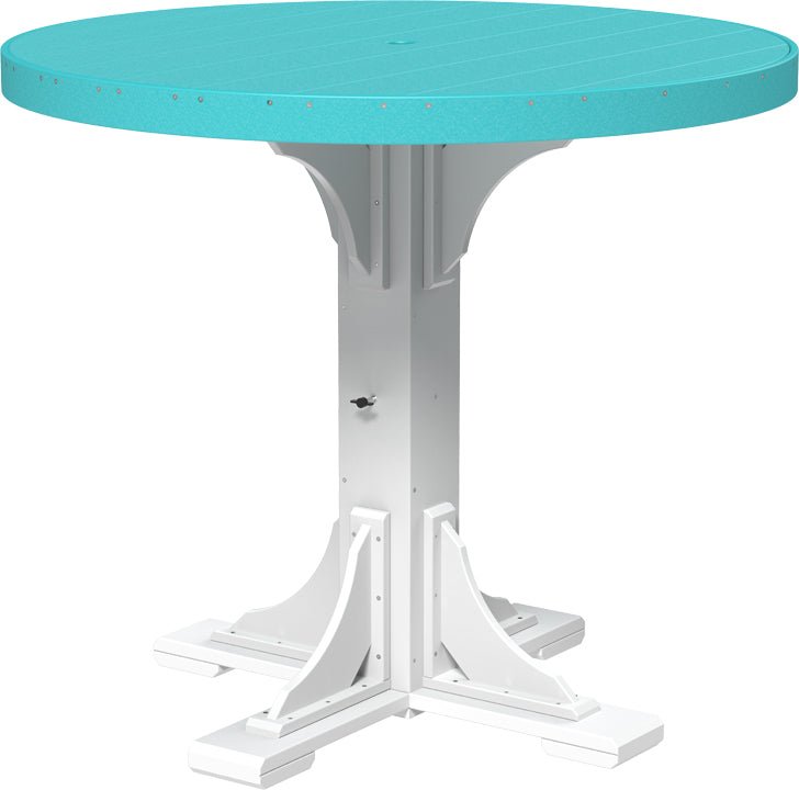 LuxCraft 4' Round Table - Ever Season Furniture