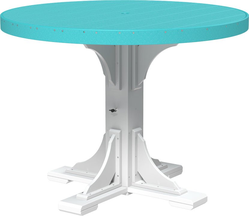 LuxCraft 4' Round Table - Ever Season Furniture