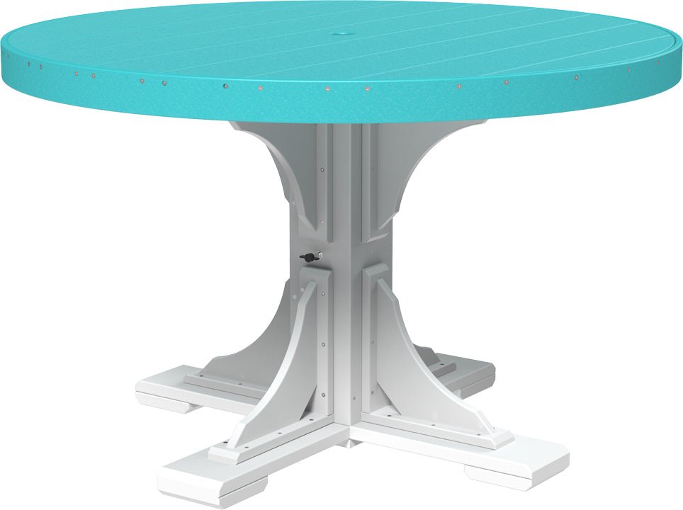 LuxCraft 4' Round Table - Ever Season Furniture