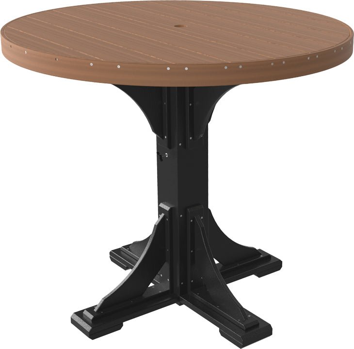 LuxCraft 4' Round Table - Ever Season Furniture