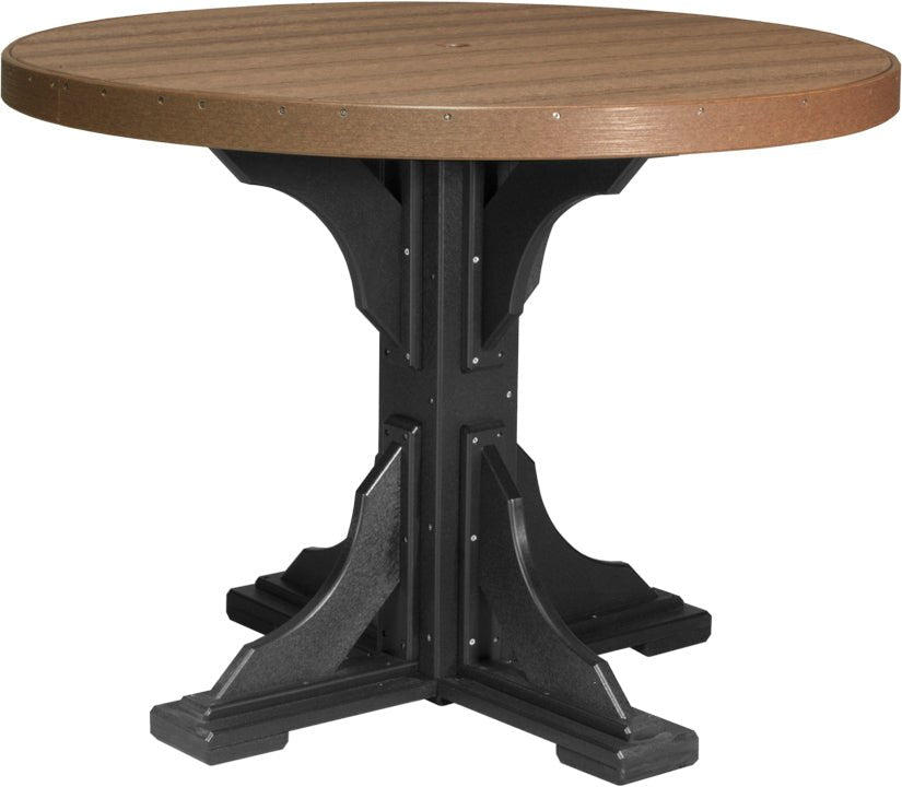 LuxCraft 4' Round Table - Ever Season Furniture
