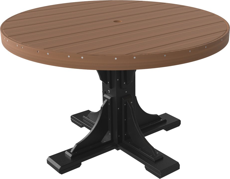 LuxCraft 4' Round Table - Ever Season Furniture