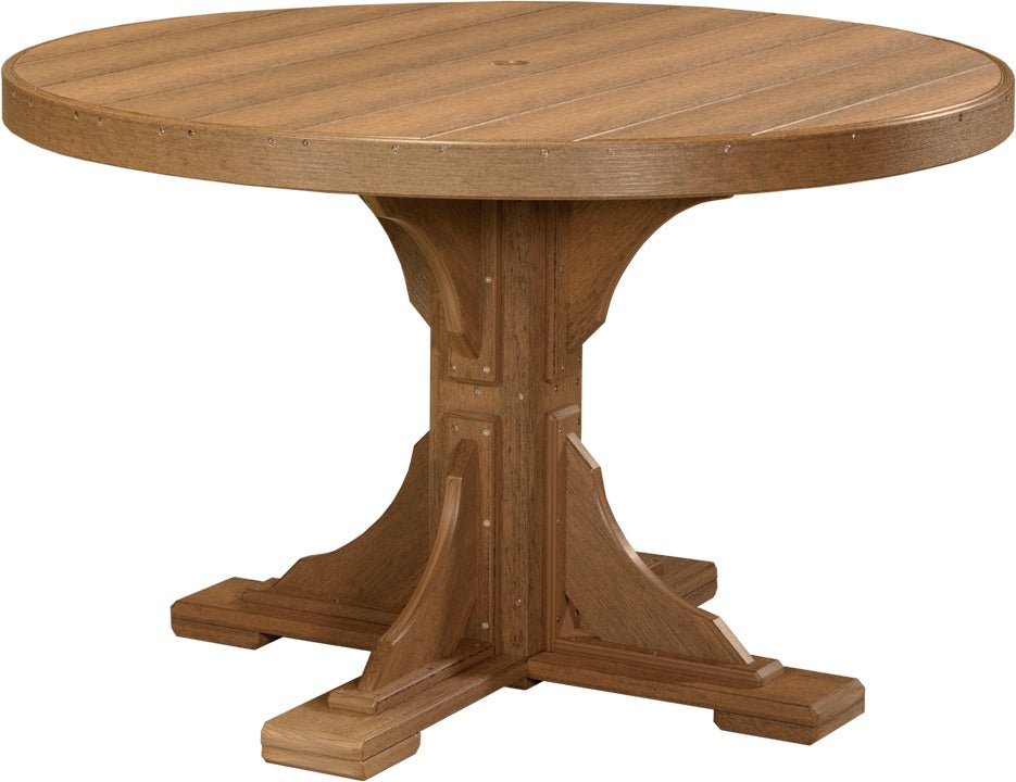 LuxCraft 4' Round Table - Ever Season Furniture