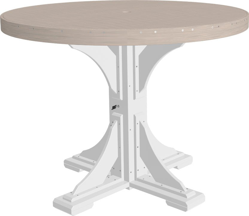 LuxCraft 4' Round Table - Ever Season Furniture