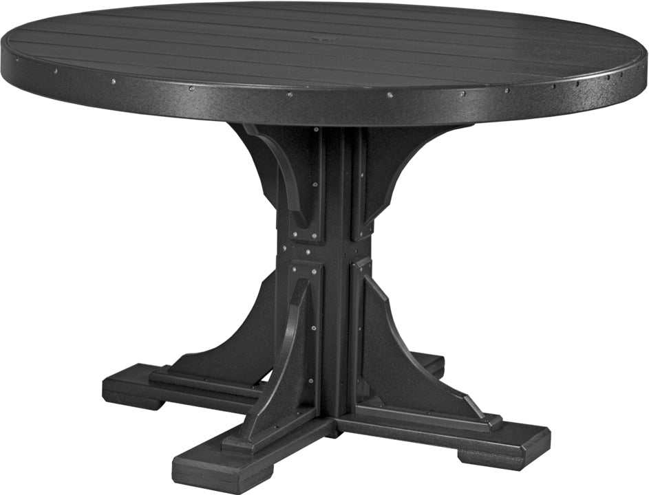 LuxCraft 4' Round Table - Ever Season Furniture