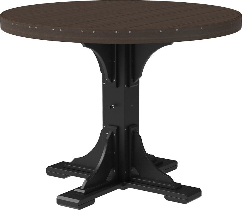 LuxCraft 4' Round Table - Ever Season Furniture