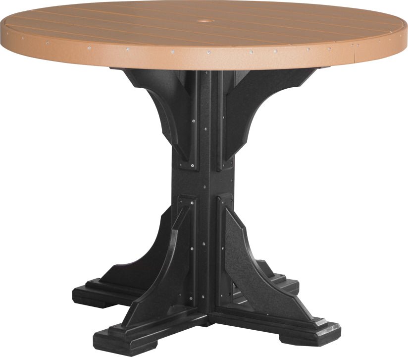 LuxCraft 4' Round Table - Ever Season Furniture