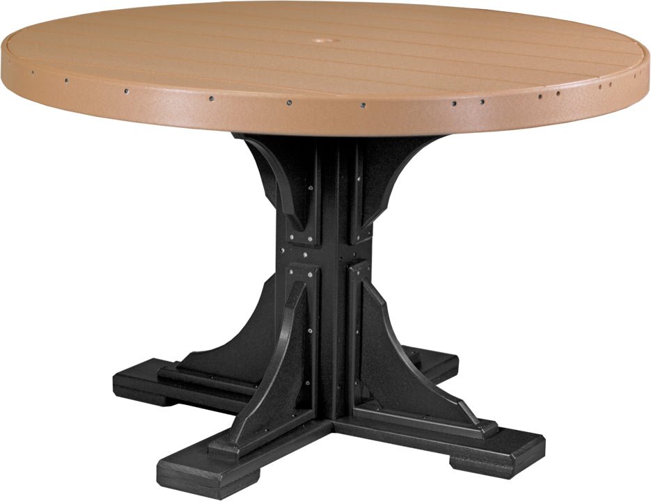 LuxCraft 4' Round Table - Ever Season Furniture