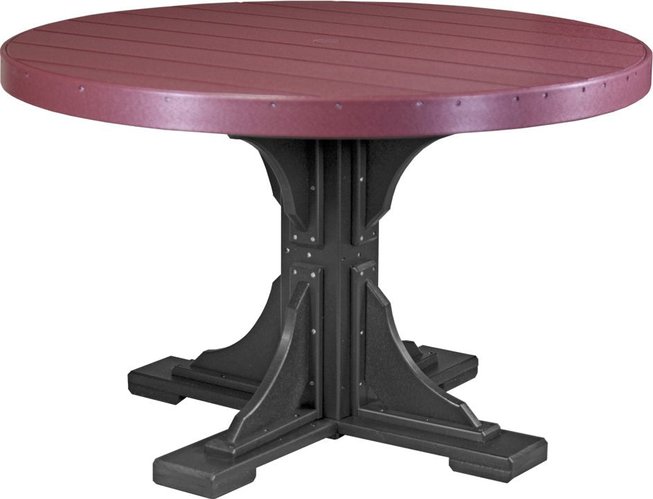 LuxCraft 4' Round Table - Ever Season Furniture