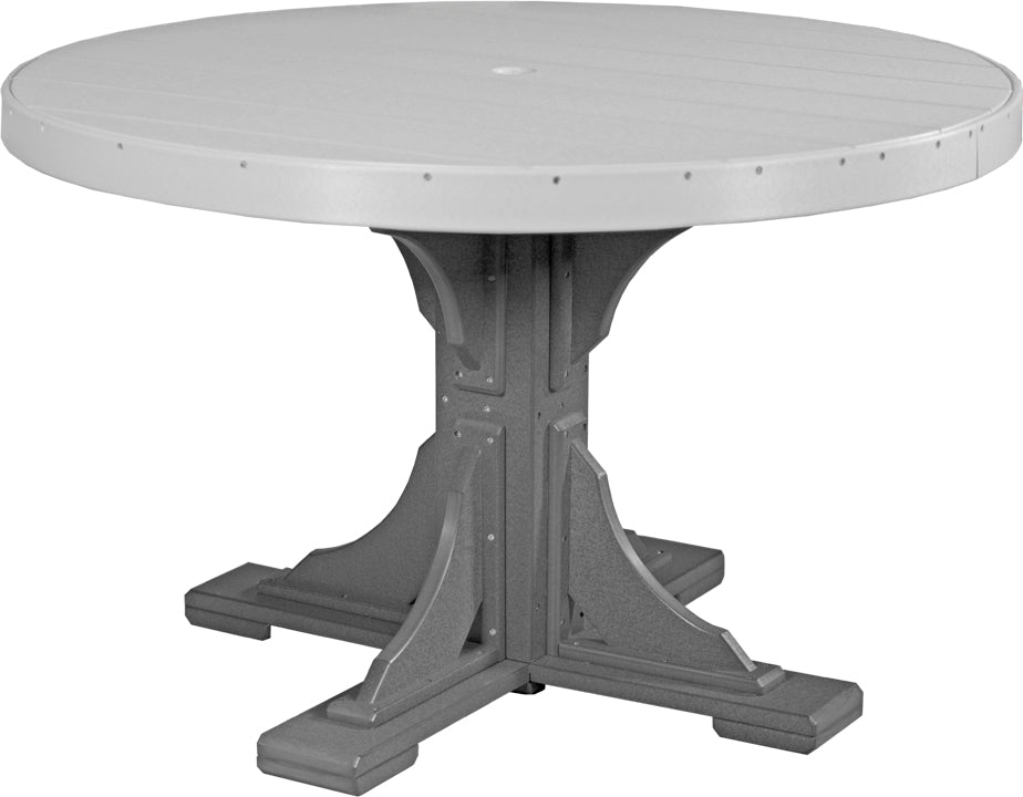 LuxCraft 4' Round Table - Ever Season Furniture