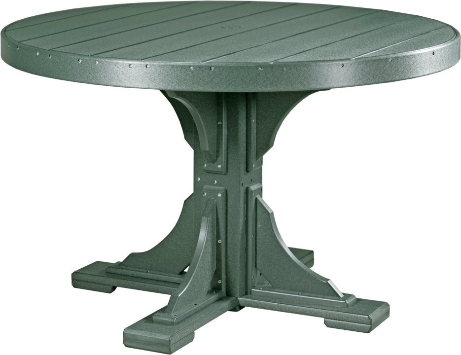 LuxCraft 4' Round Table - Ever Season Furniture
