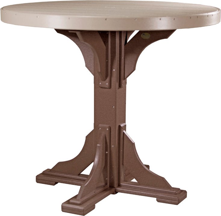 LuxCraft 4' Round Table - Ever Season Furniture