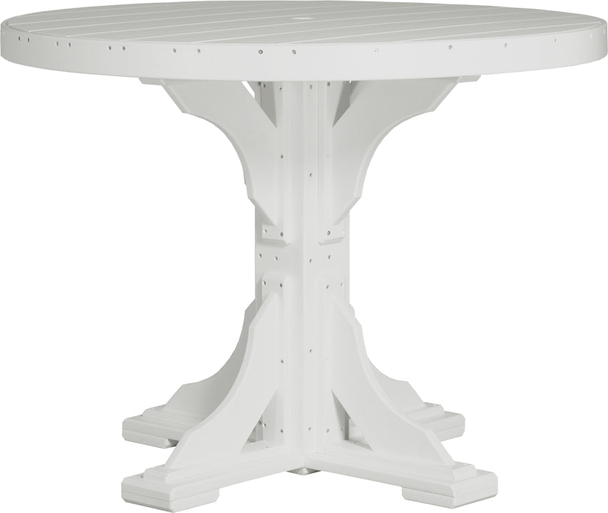 LuxCraft 4' Round Table - Ever Season Furniture