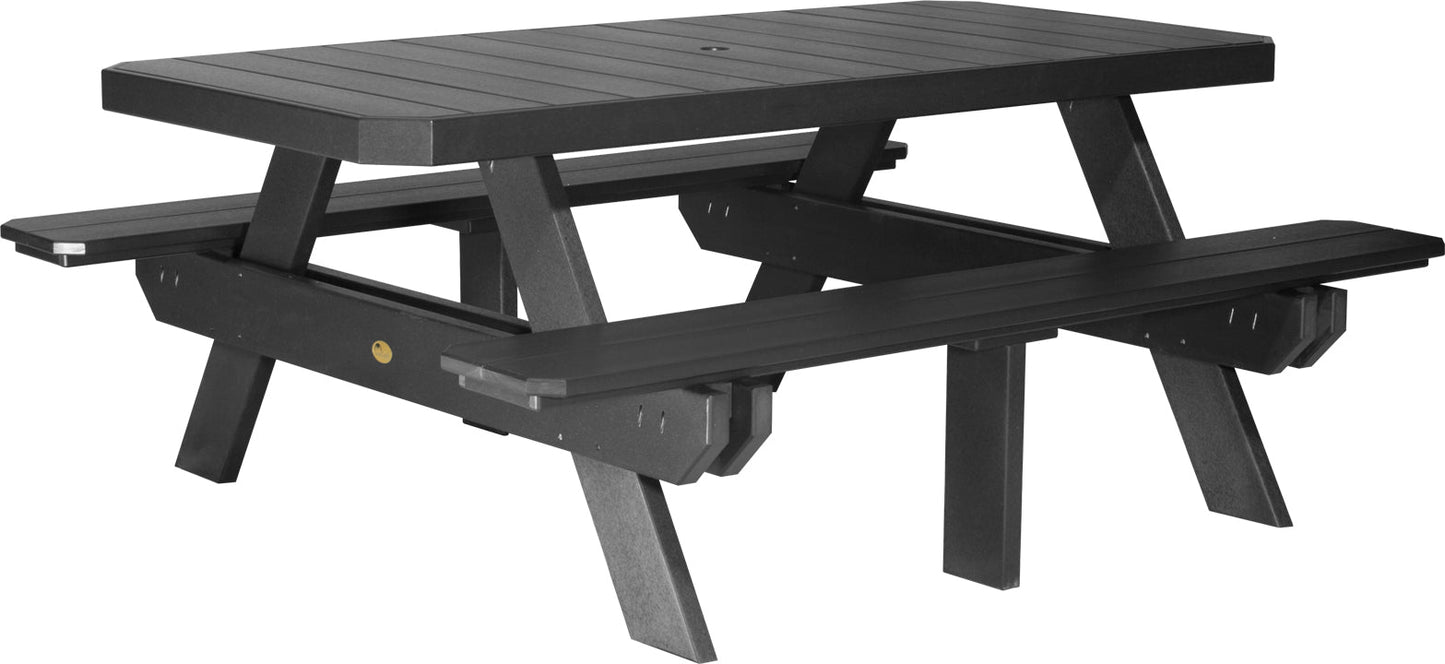 LuxCraft 6' Rectangular Picnic Table - Ever Season Furniture