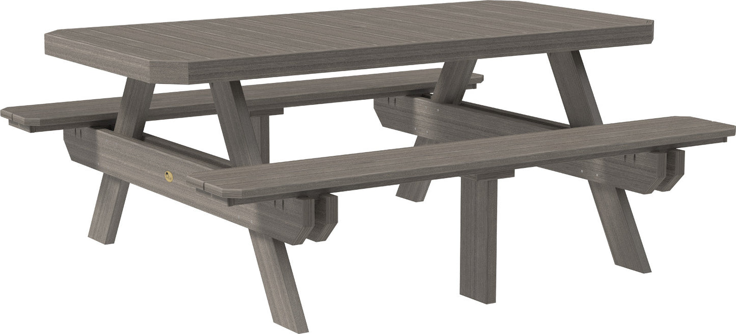 LuxCraft 6' Rectangular Picnic Table - Ever Season Furniture