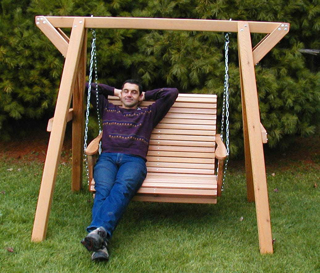 Lovers 2 - Person Bench Swing with Frame (Made - to - Order) - Ever Season Furniture