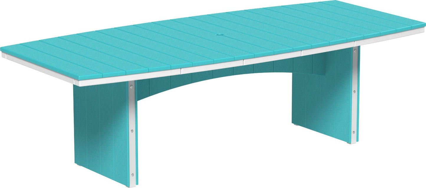 LuxCraft Urban Dining Table 4' x 8' Oval (Dining Height) - Ever Season Furniture