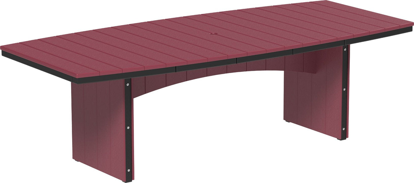 LuxCraft Urban Dining Table 4' x 8' Oval (Dining Height) - Ever Season Furniture