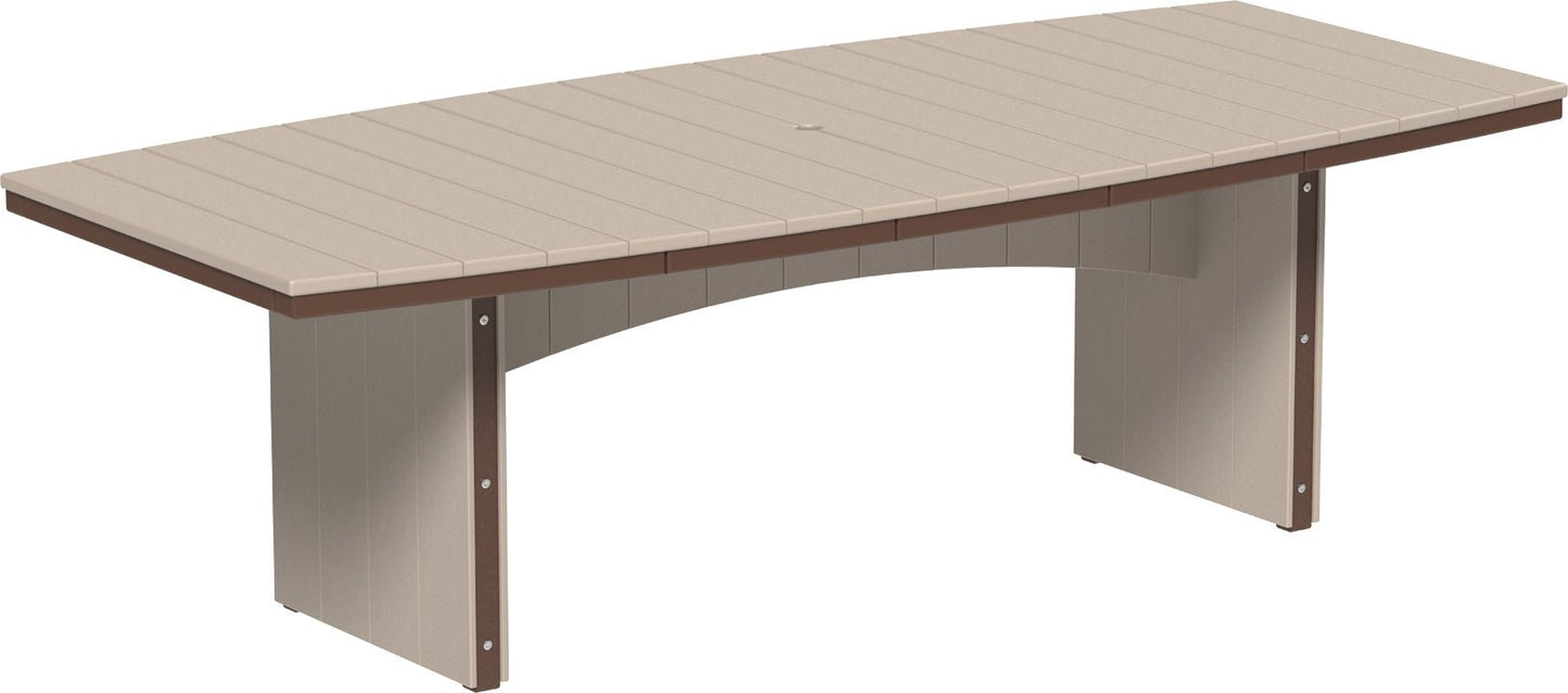 LuxCraft Urban Dining Table 4' x 8' Oval (Dining Height) - Ever Season Furniture