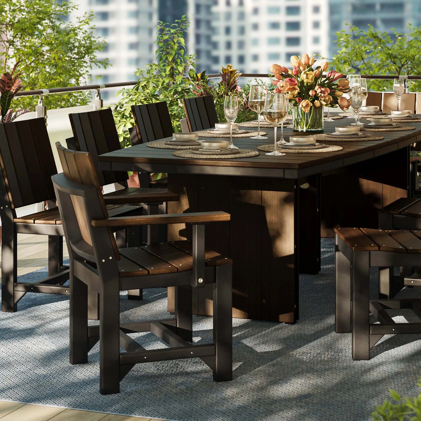 LuxCraft Dining Chair - Urban Arm Chair - Ever Season Furniture