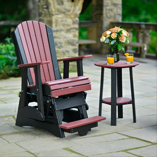 LuxCraft 2' Adirondack Balcony Glider Chair - Ever Season Furniture