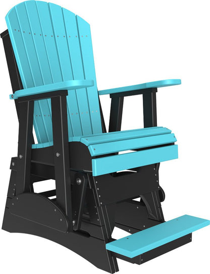 LuxCraft 2' Adirondack Balcony Glider Chair - Ever Season Furniture