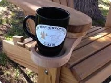 TBAC Adirondack Glass/Cup Holder